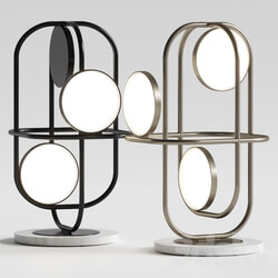Natuzzi Circle Table Lamps 