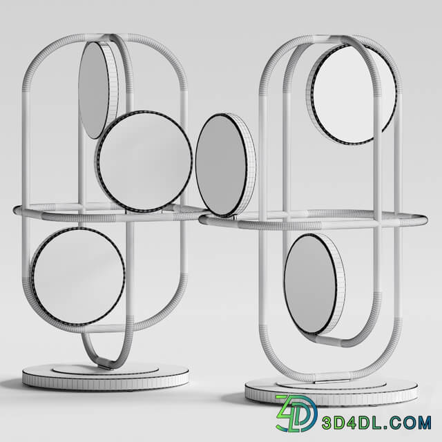 Natuzzi Circle Table Lamps