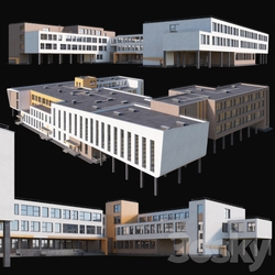 Modern school building 