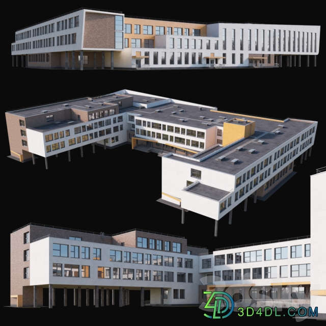 Modern school building