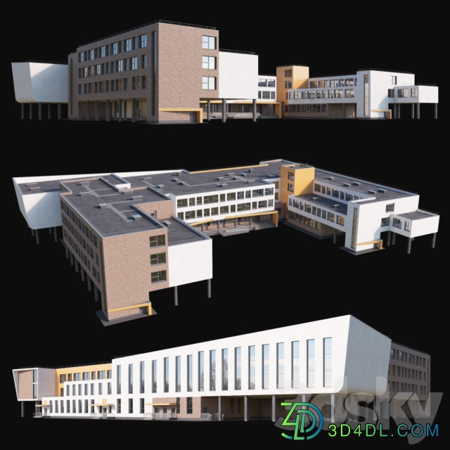 Modern school building