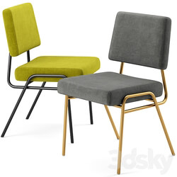 Wire Frame Upholstered Dining Chair Westelm 