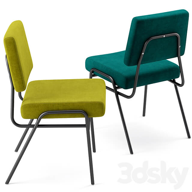 Wire Frame Upholstered Dining Chair Westelm