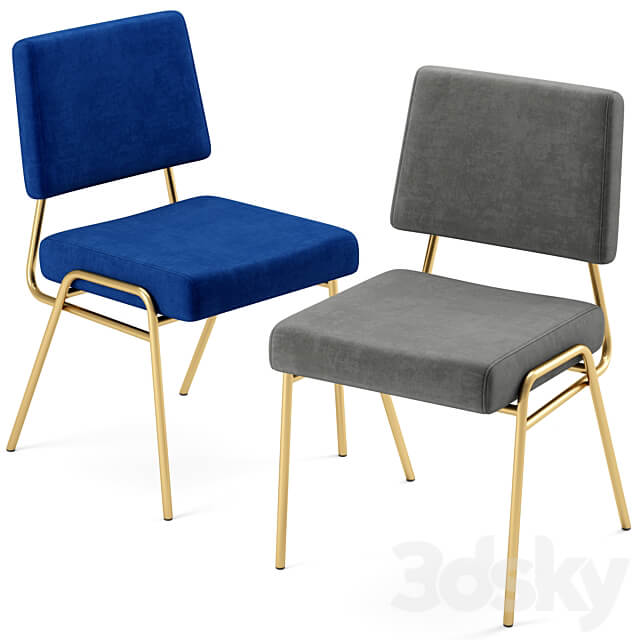 Wire Frame Upholstered Dining Chair Westelm