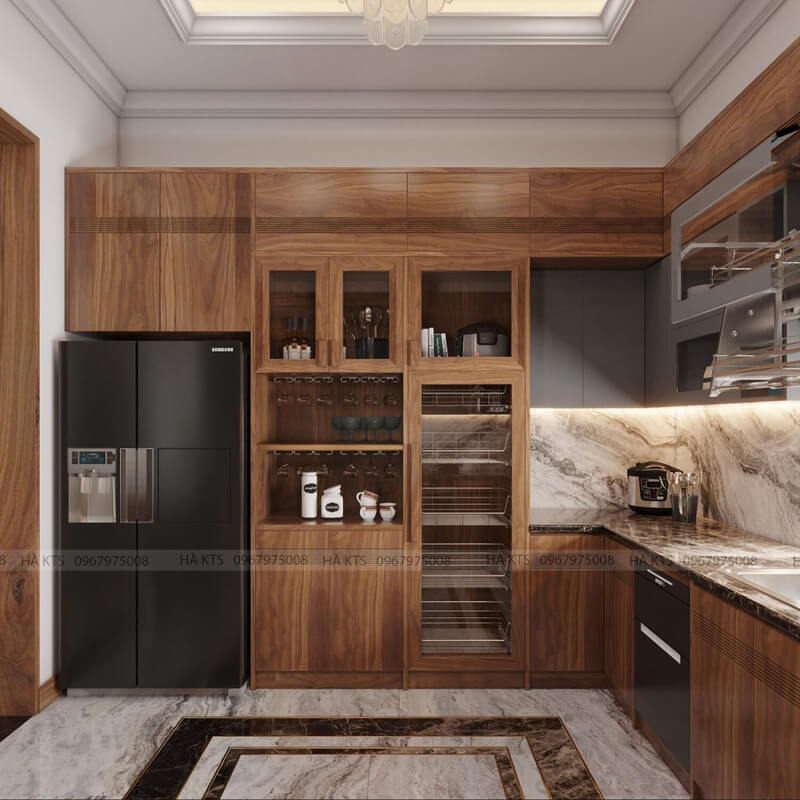  Living Room- Kitchen Interior Model By Ha