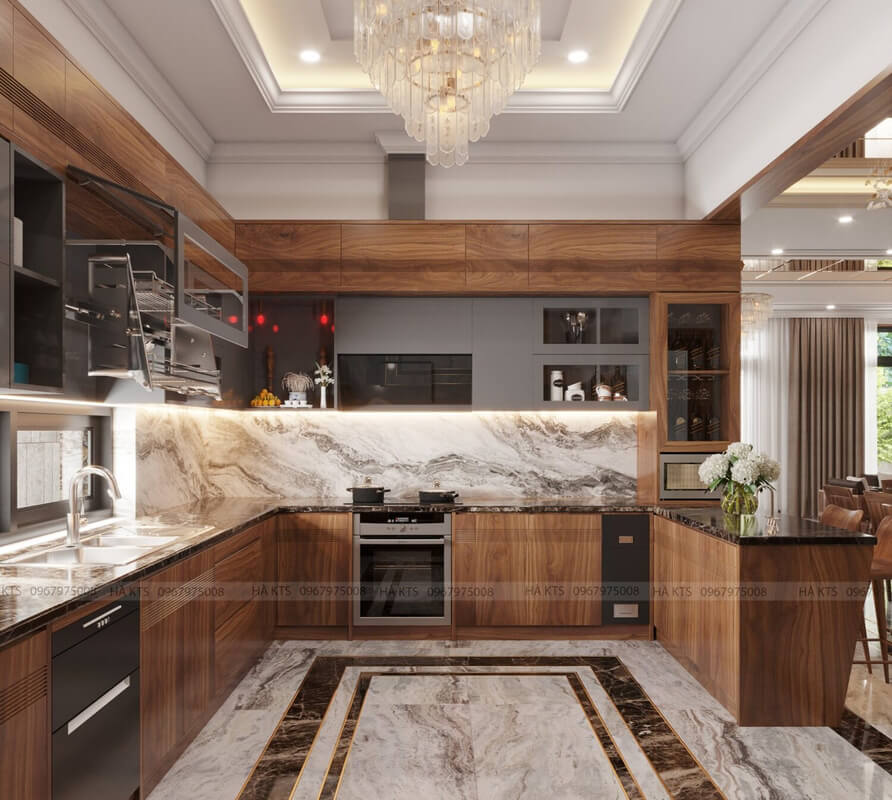  Living Room- Kitchen Interior Model By Ha