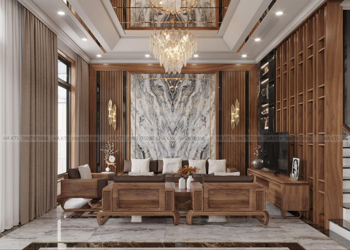  Living Room- Kitchen Interior Model By Ha