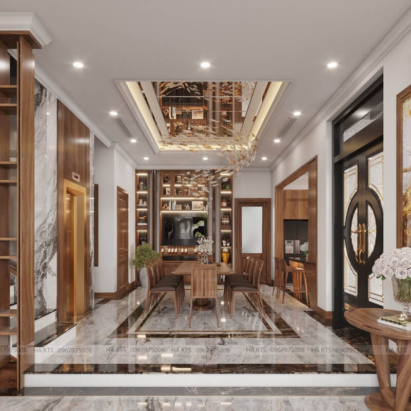  Living Room- Kitchen Interior Model By Ha