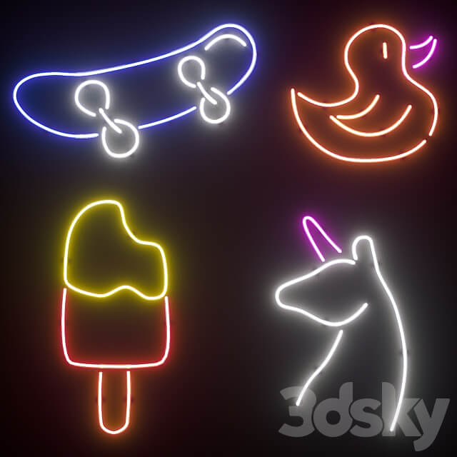 Other decorative objects Neon Set 9