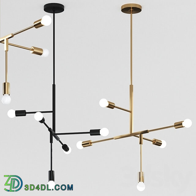 Pendant light Cliff Suspension by Lambert et Fils