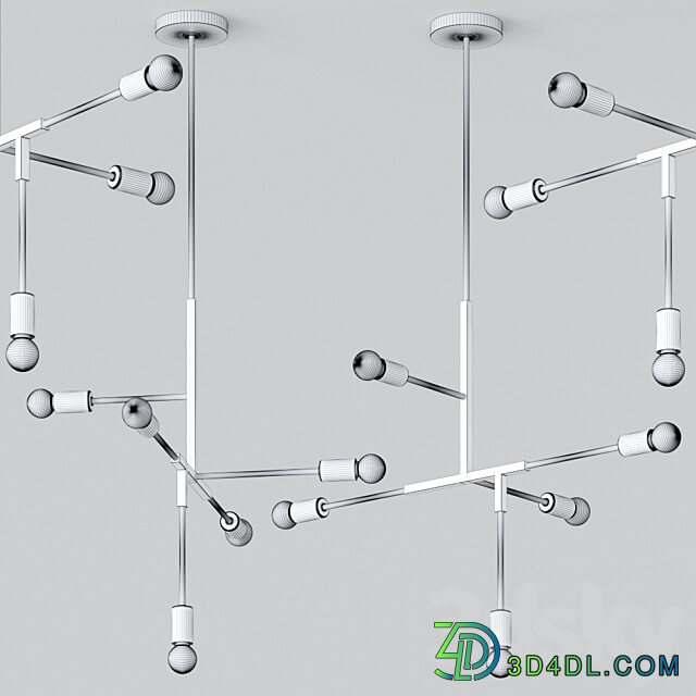 Pendant light Cliff Suspension by Lambert et Fils