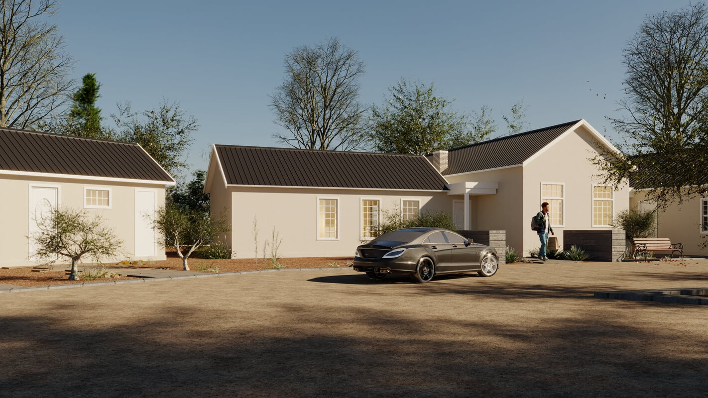 3D Exterior House Scene Model 3dsmax By Duc Linh