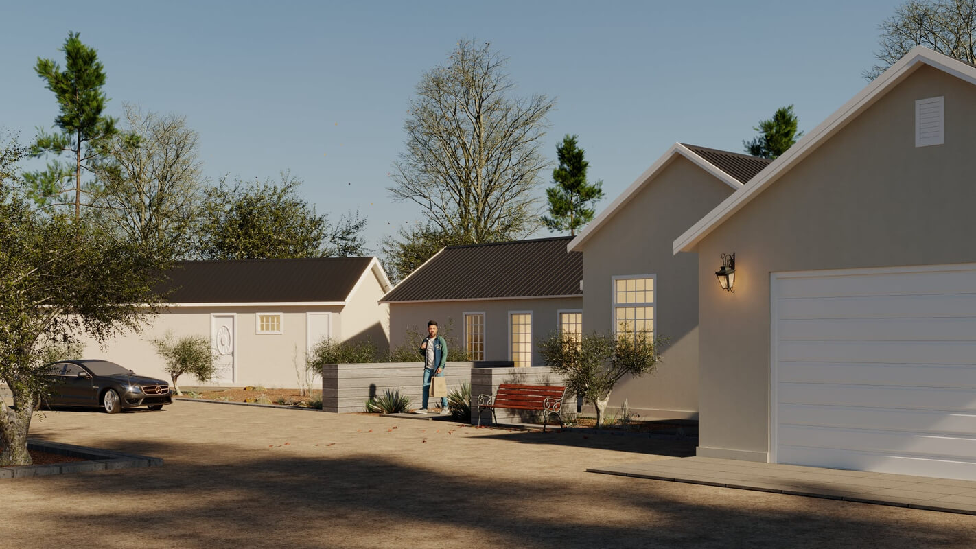 3D Exterior House Scene Model 3dsmax By Duc Linh