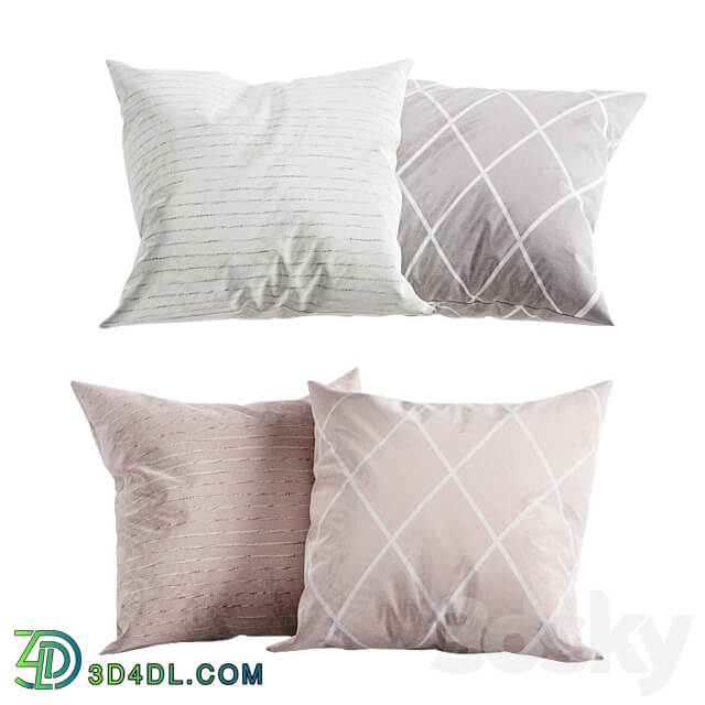 H M Home Pastel Pillow Set