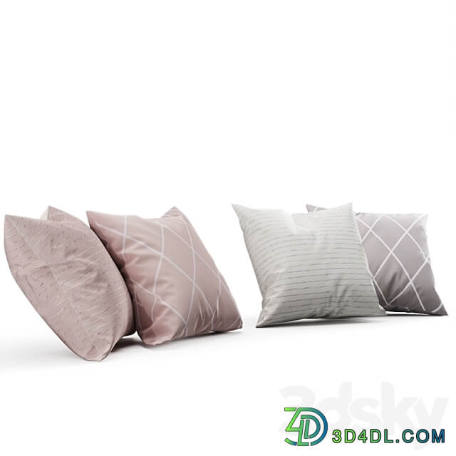 H M Home Pastel Pillow Set