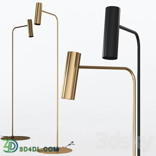 Heron floor bronze by CTO Lighting