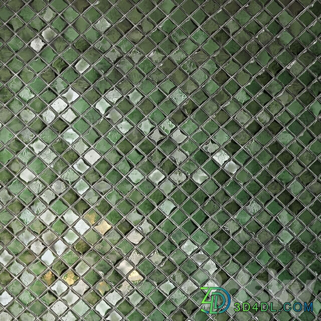 Teal Tile PBR Material 13