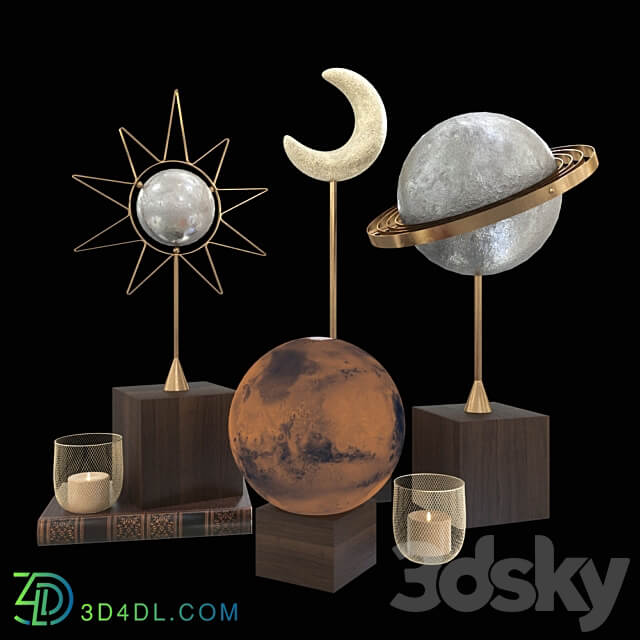 Decor set 3D Models