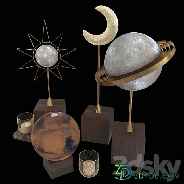 Decor set 3D Models