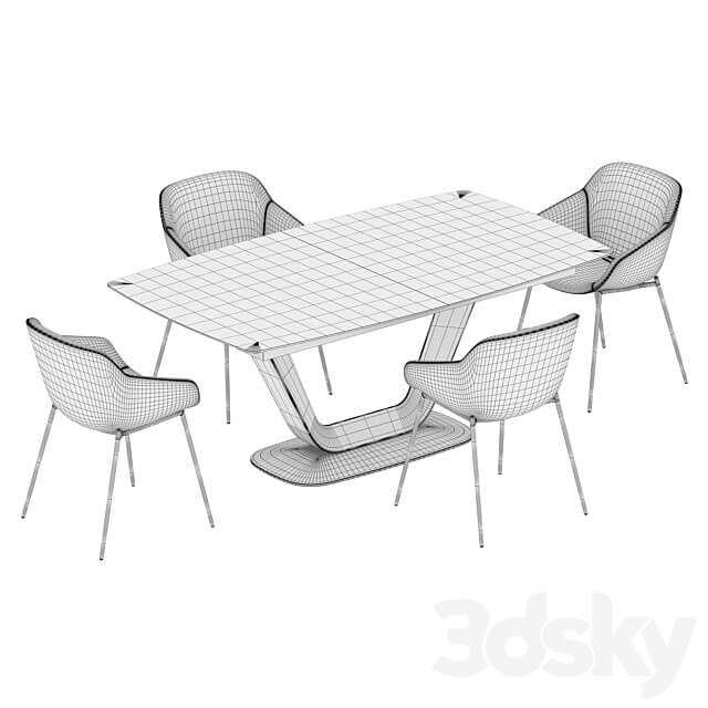 Table Chair Alicante table Vienna chair Boconcept