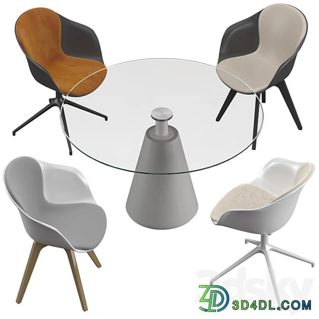 Table Chair Boconcept Adelaide chair Madrid table set