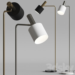 Pottery Barn Emmental Marble Floor Lamps 