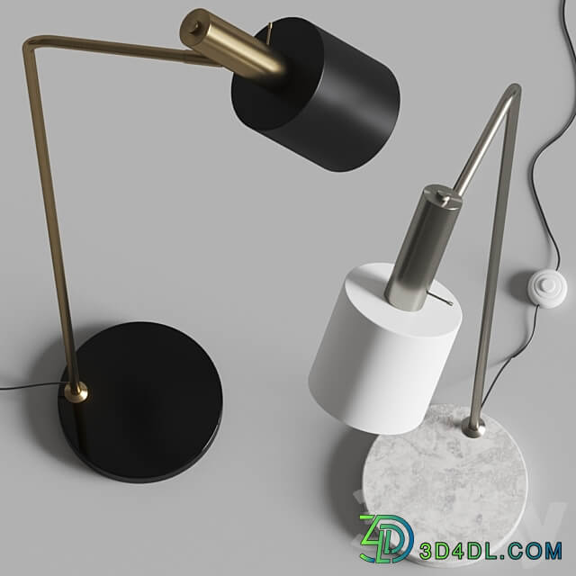 Pottery Barn Emmental Marble Floor Lamps