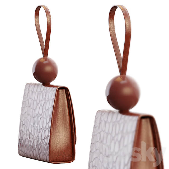 Other decorative objects Bag Ball croc effect leather tote