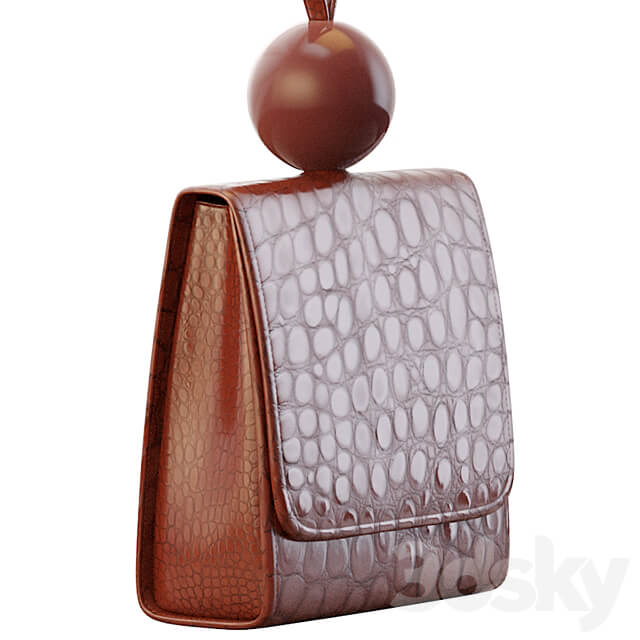 Other decorative objects Bag Ball croc effect leather tote