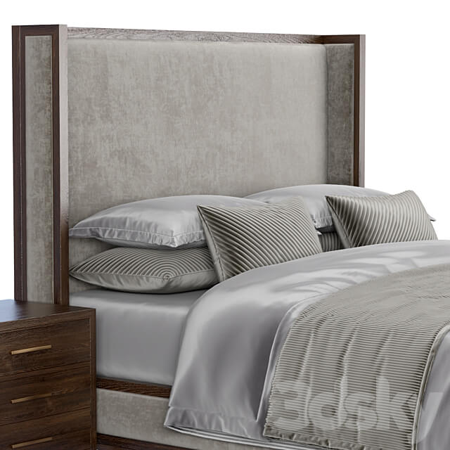 Bed RH The French Contemporary bed