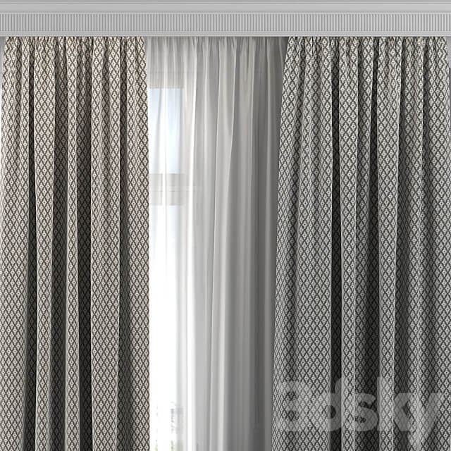 Curtains with window 298