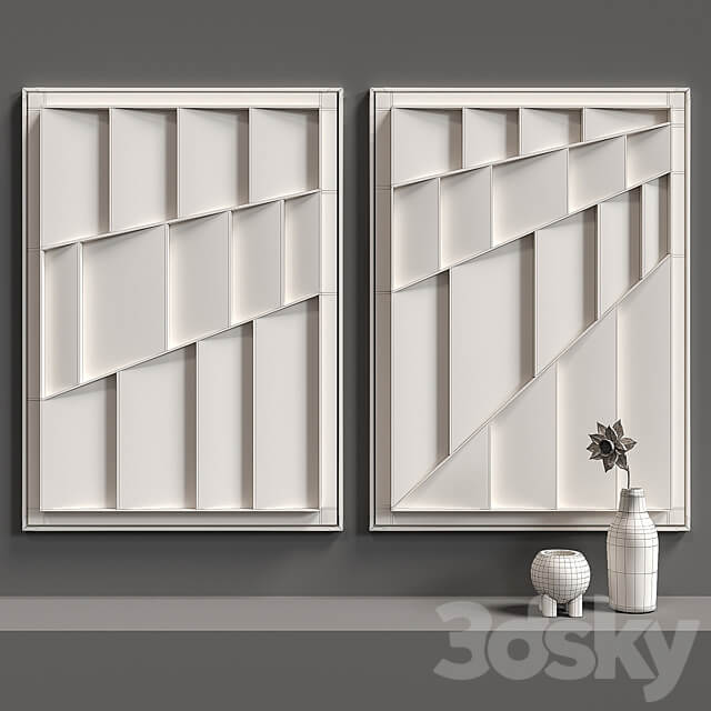 Relief GIANT SUNBEAMS 3D Models