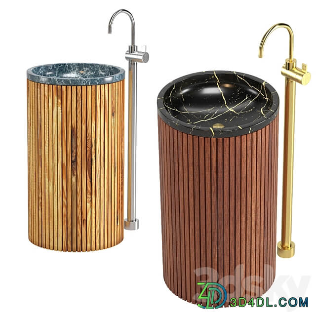 Wash Basin Set 02