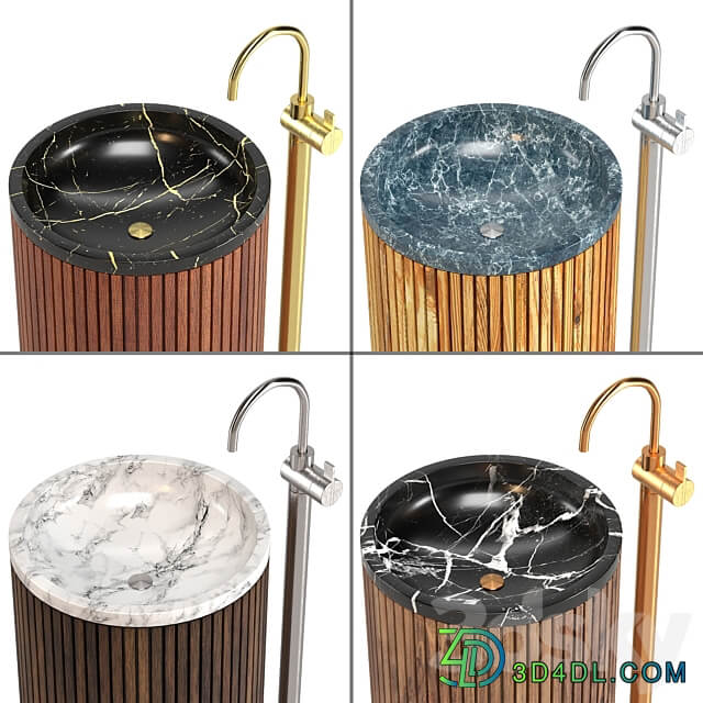 Wash Basin Set 02