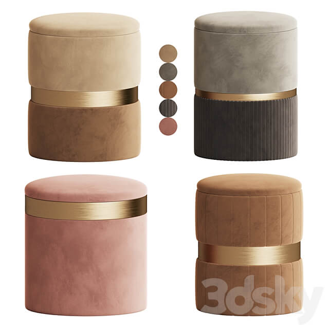 Inmyroom Ottoman Set