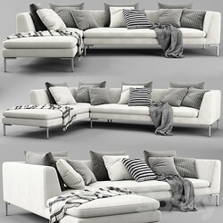 B B Charles Chaise Longue Sofa 