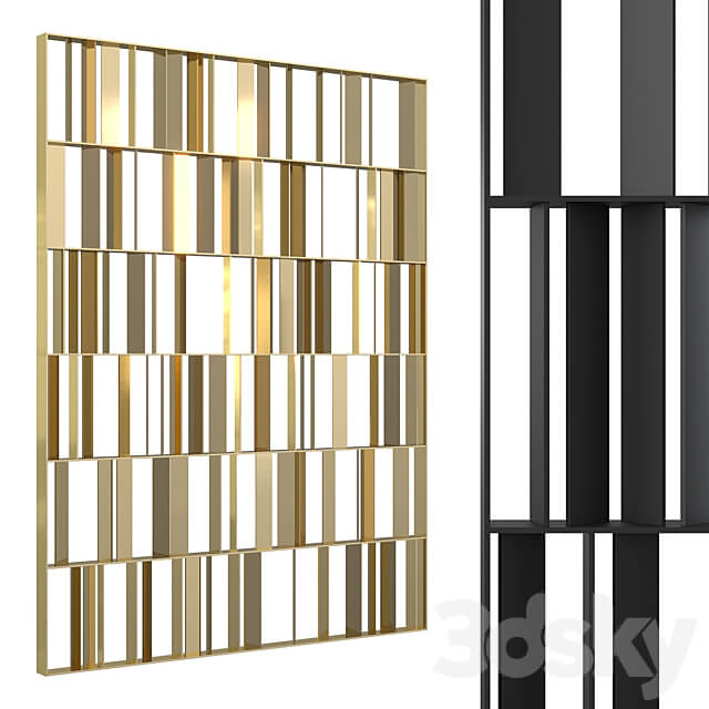 Decorative partition 3D Models