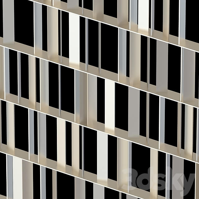 Decorative partition 3D Models