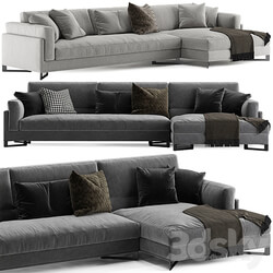 DAVIS IN L sofa by Frigerio Salotti 
