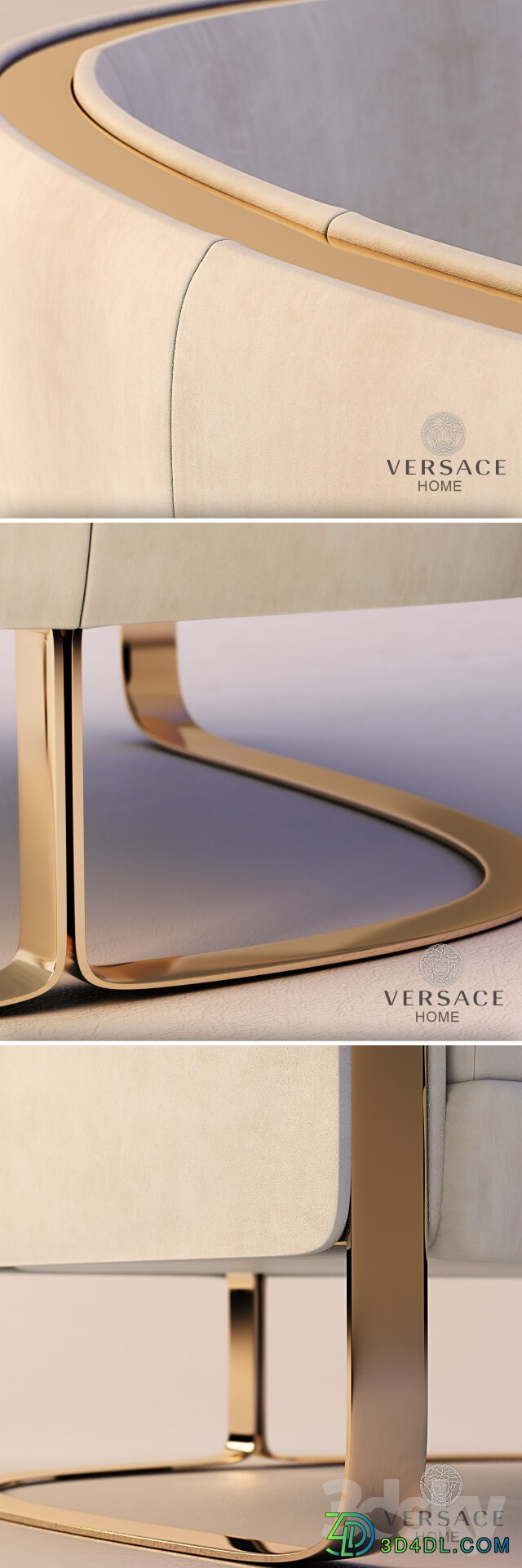 The Herald Armchair by Versace