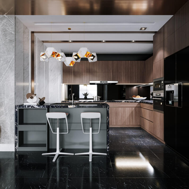  Interior Living Room- Kitchen by Hoang Nguyen