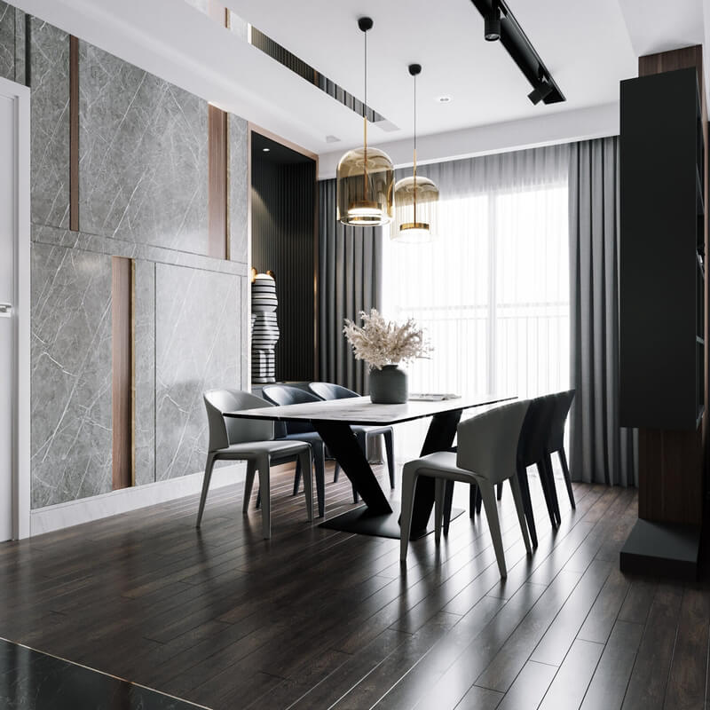  Interior Living Room- Kitchen by Hoang Nguyen