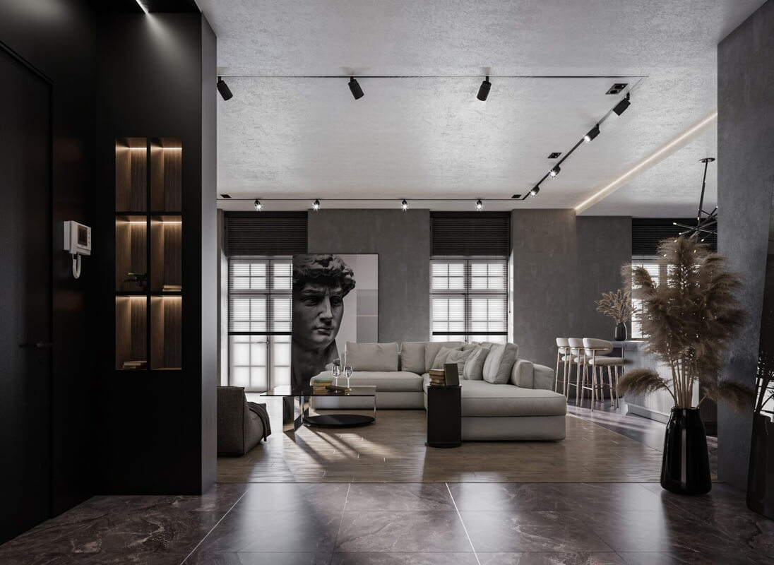  Livingroom- Bedroom Interior by Duc Giang
