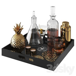 Home Bar Tray 