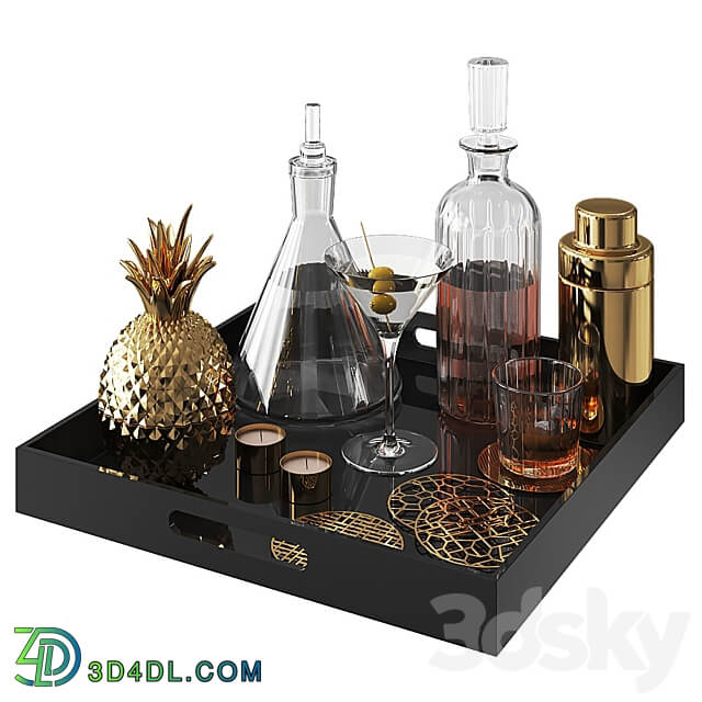 Home Bar Tray