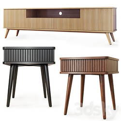Sideboard Chest of drawer Chest of drawers and bedside table Viva. Tvstand nightstand by LuLu 