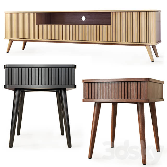 Sideboard Chest of drawer Chest of drawers and bedside table Viva. Tvstand nightstand by LuLu