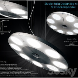 Studio Italia Design Big Mec Pendant light 3D Models 