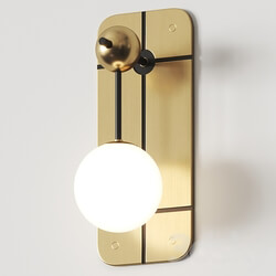 Bert Frank Rift Lampatron Knock Wall Lamp 