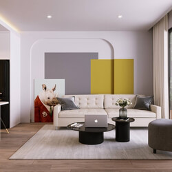3D Interior Scene File 3dsmax Model Livingroom 576 By Nguyen Huu Cong 